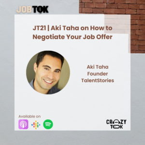 Aki Taha On How to Negotiate Your Job Offer